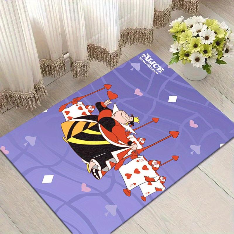 

1pc Alice in Wonderland Maze Pattern Area Rug Soft Flannel Floor Mat for Living Room,Office,Bedroom and Carpet,Sofa Coffee Table Floor Mat 60cm by 90cm