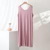 2026 Women's Summer Sleeveless Pajama Dress: Loose, Plus-Size, Printed Loungewear for Home or Outdoor Wear.