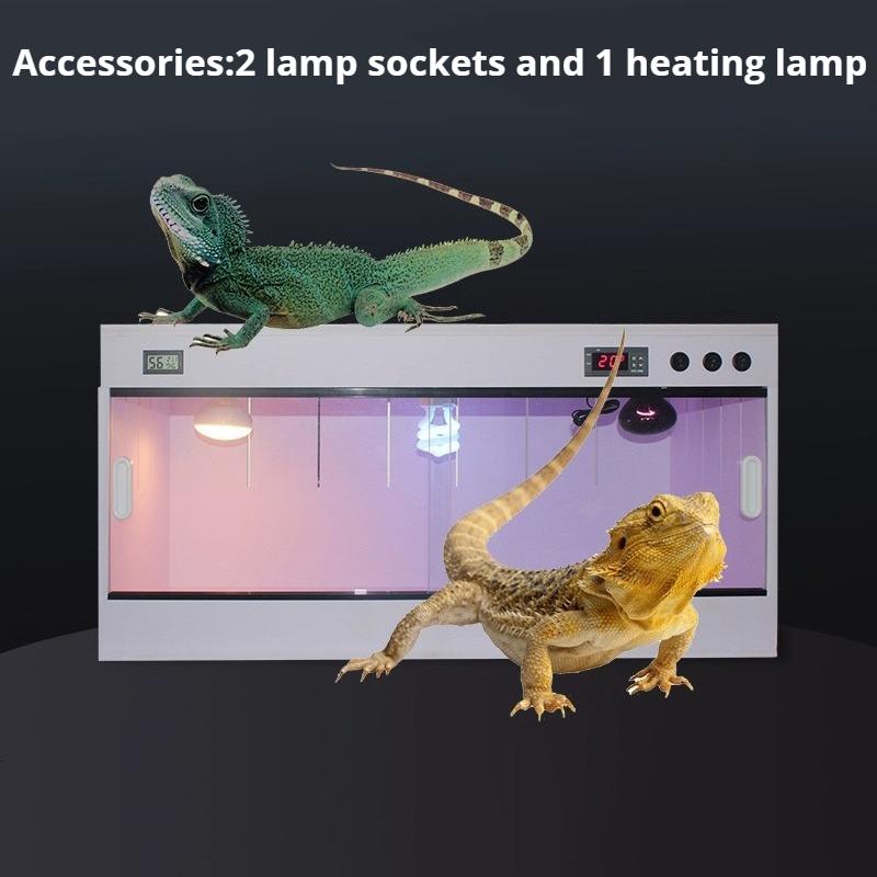 Reptile Pet Terrarium Smart Temperature Control Gecko Lizard Breeding Box Thermostatic Waterproof Reptile Box Small Pet Boxes
