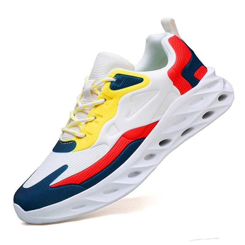 

Мужская обувь, подходящая по цвету, кроссовки для бега, студенческие кроссовки, подходящая по цвету, корейская версия, спортивная обувь с мягкой подошвой, пара кроссовок 35