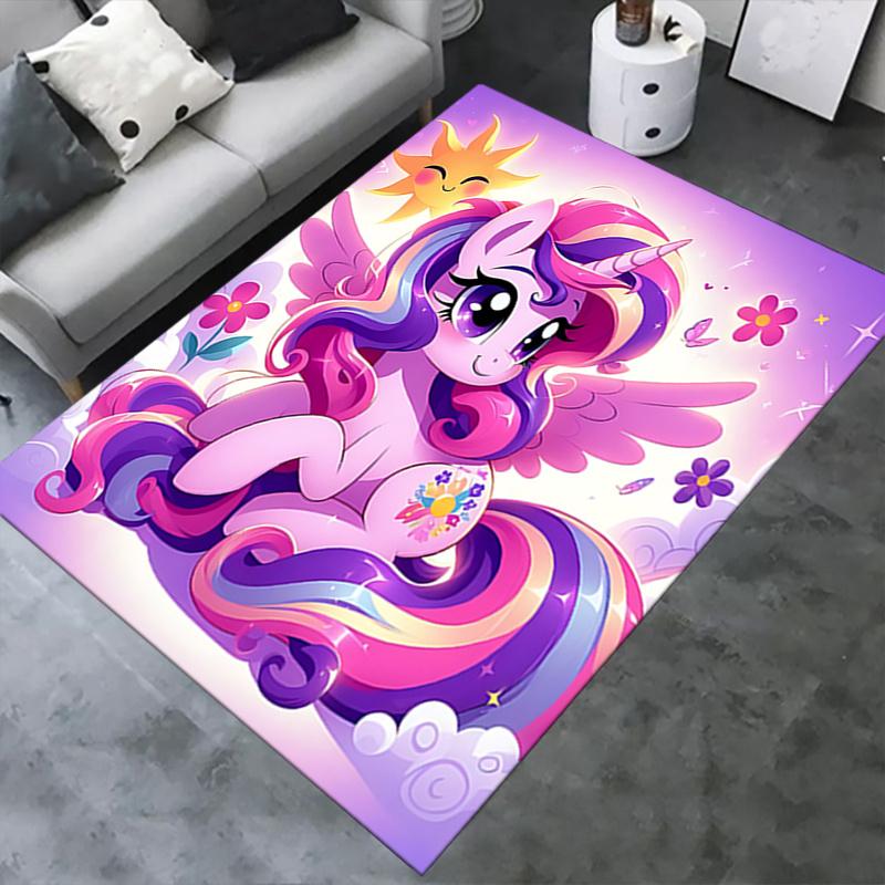 Charming Unicorn Office Chair Mat: Magical Home Decor , Office Rug , Gift for Any Room.122361a