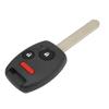 3‑Button Car Key Fob with Chip MLBHLIK‑1T 313.8Mhz Plastic Black High Sensitivity Replacement For Fit 2007‑2013