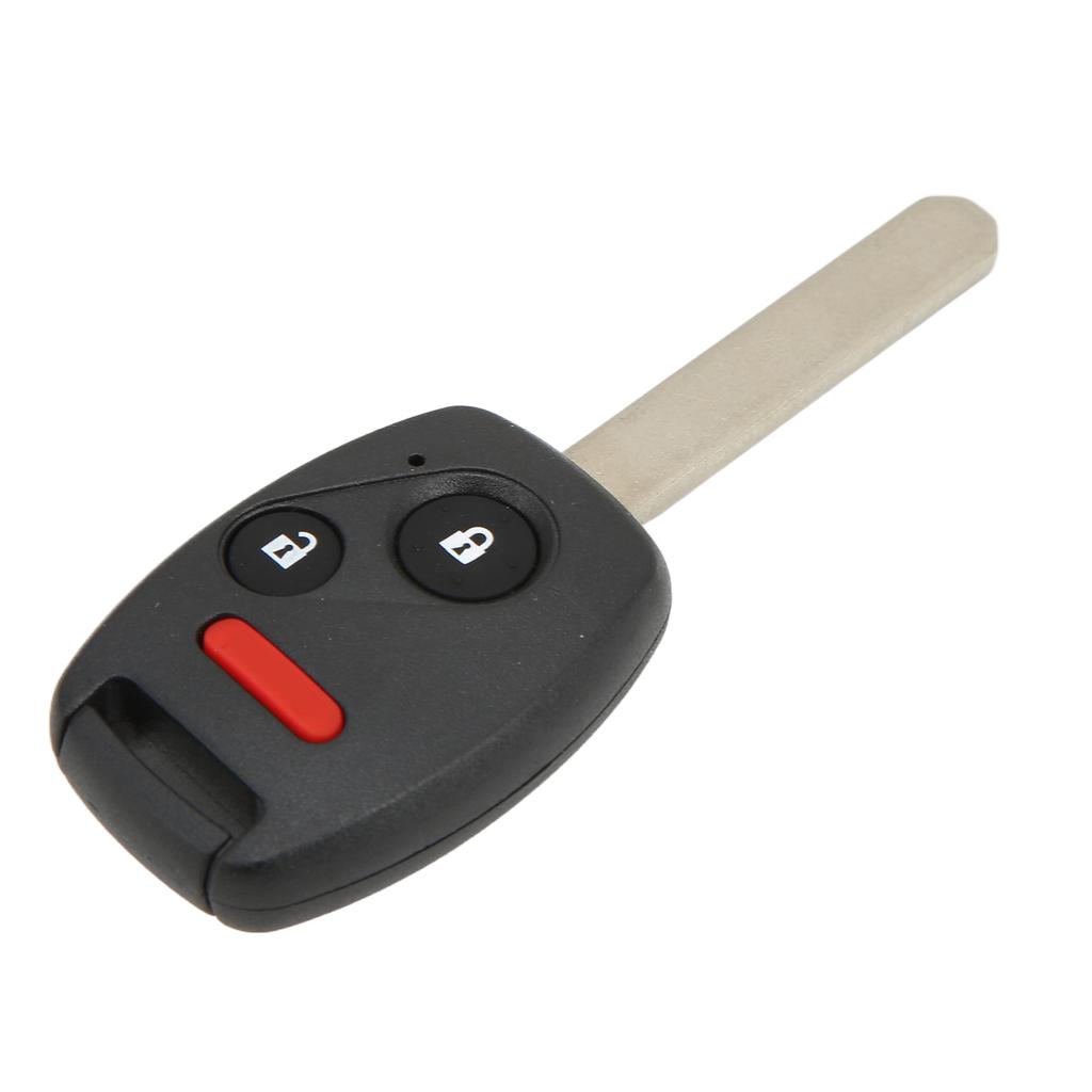 3‑Button Car Key Fob with Chip MLBHLIK‑1T 313.8Mhz Plastic Black High Sensitivity Replacement For Fit 2007‑2013