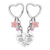 Mother's Day Heart Keychain & Pendant: Best Friend Stainless Steel Mood Necklace Gift