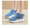 Korean Style Women's Dad Shoes - 2025 Autumn, Thick Sole, Height Increasing, Street Style Casual Sneakers (WF2001)