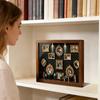 DIY Mini Museum Silhouette Box Spotlight Shadow Boxes Photo Frame With 11 Photo Frames And 8 Dolls For Anniversaries, Weddings