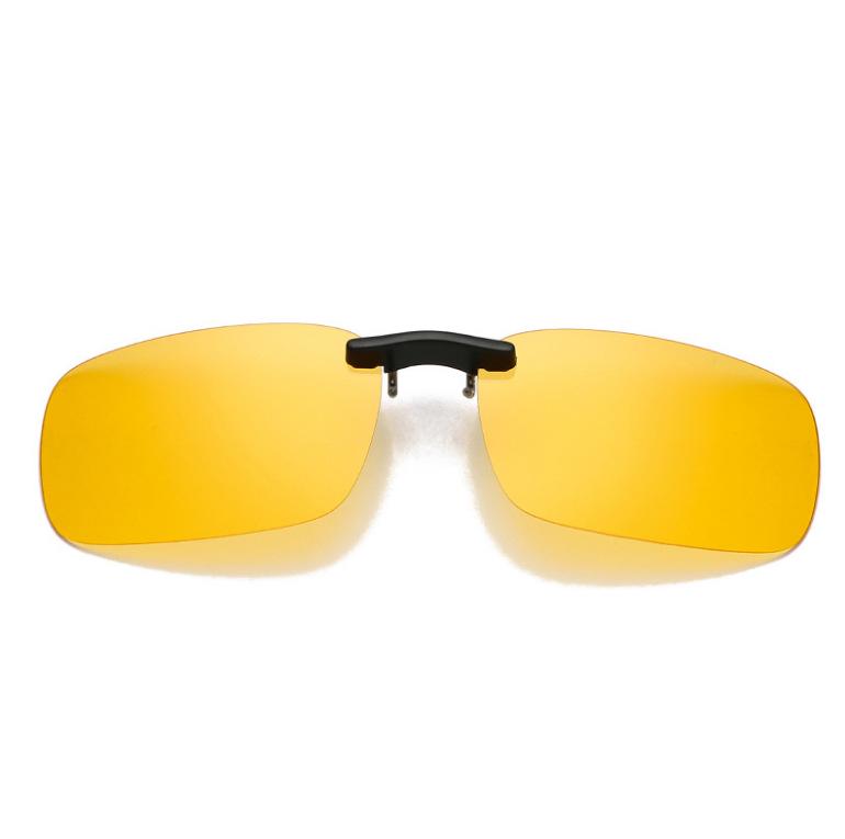 Small Frame Trendy Polarized Clip-on Sunglasses for Myopia Metal Glasses