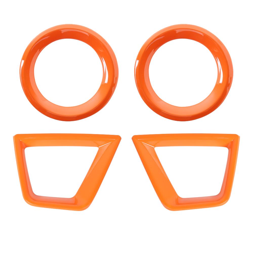 Car Front Fog Light Turn Signal Lamp Decoration Cover for Jeep Renegade    2022 2023 Lamp Hoods Exterior