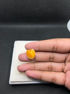 Natural Golden Yellow Crystal Stone – Polished Gem for Healing, Energy Balance, Home Decor Energy Crystal Energy Work & Home Display & Collection