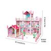 Girl Doll House Toy Children Pretend Play Dollhouse Villa Patchwork Dream Furniture Home Doll House for Kids Christmas Toy Gifts