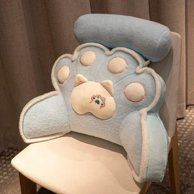 1pcs Office Seat Cushion Pregnant Women's Lumbar Support Pillow Dormitory Student Reading Pillows Soft Cushion for Home Bedroom and Study Sofa