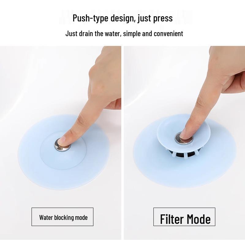 Geruchsdichter Waschbecken-Abflussstopfen & Auslaufschutz