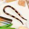Matte Hair Forks Hair Sticks Goat Horns U-Shape Hair Comb Bun Hairpin Women Girls Hairstyle Hair Accessories Headband Hairstyle