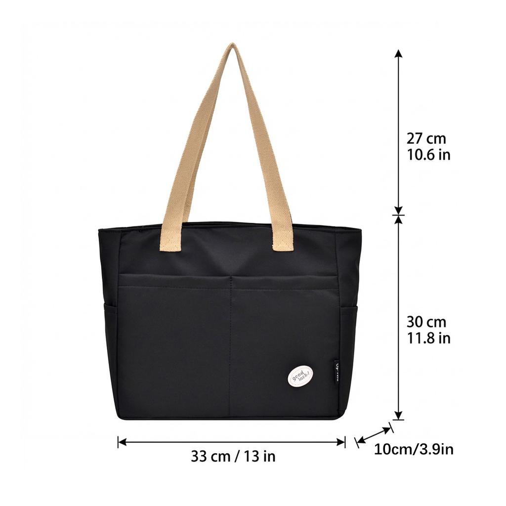 Large Capacity Oxford Cloth Tote Bag For Women Travel And Commute Durable Lightweight Handbag