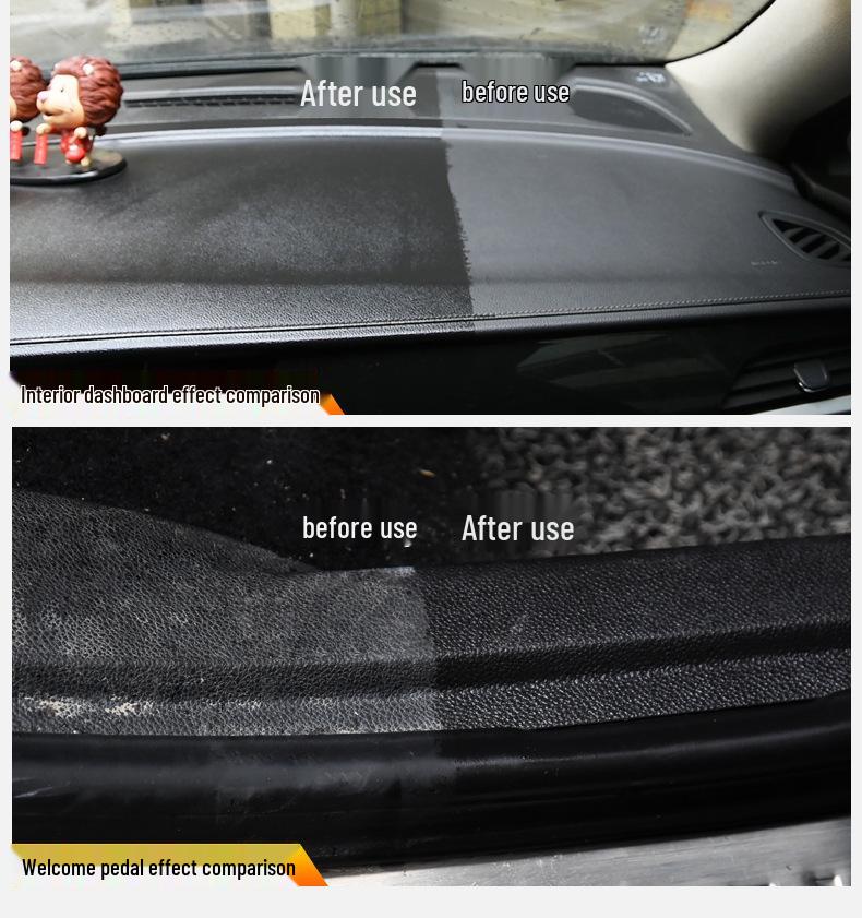 Multifunctional Car Plastic, Rubber & Leather Restorer - Nourishing Cream for Interior & Dashboard