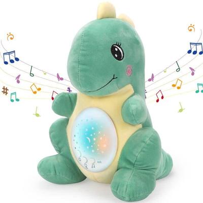 Qizebaby Baby Hračka na spaní Music Box Dětský Spánek Indukce Spánek Hudba Projekce Dinosaurus Plyšová hračka 0 let 1 rok Novorozenec Hračka Dětská postýlka Hračka Kojenec