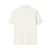 FILA Heritage Classic Versatile Comfortable Polo Shirt Men tops Cloud-Mushroom-White F61M628101FWT