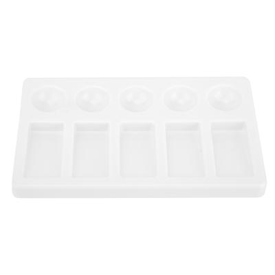 Formă Dreptunghiulară Tavă pentru Vopsele Acuarelă Palete pentru Vopsele Ulei Acuarelă Acrilice Accesoriu