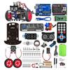 Startovací sada inteligentního robota do auta OSOYOO s pohonem 2 kol Kompatibilní s Arduino UNO R3 Project 2WD Sada inteligentního robota do auta s otevřeným zdrojovým kódem Vzdělávací robot pro vzdělávání