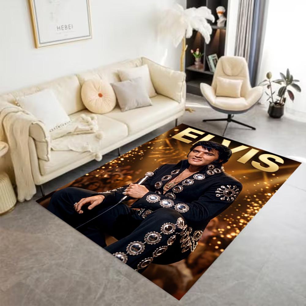Elvis Presley Performance Carpet Suitable for Bedrooms Entryway Foyer Living Rooms Antislip Carpet Office Home Decor Wedding Party Gift