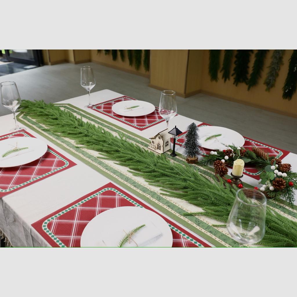 Christmas Vine Artificial Green Plant Festive Holiday Door Stair Hanging Decor Collectible Christmas Home Decor Gift Ornament