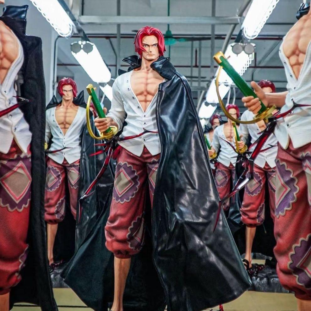 

JT studio One Piece 27,5 дюйма/70 см Шанкс Статуя Аниме Рыжий Доминирующий Extra large Зоро ПВХ Модные Игрушки Подарки