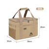 Camping Cookware Storage Bag WearResistant Outdoor Kitchen Organizer Adjustable Dividers Portable