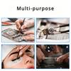10pcs Premium Anti-Static Stainless Steel Tweezer Set - Ultra-Precise, Industrial-Grade Tools for Home Repair, Model Making & Electronics