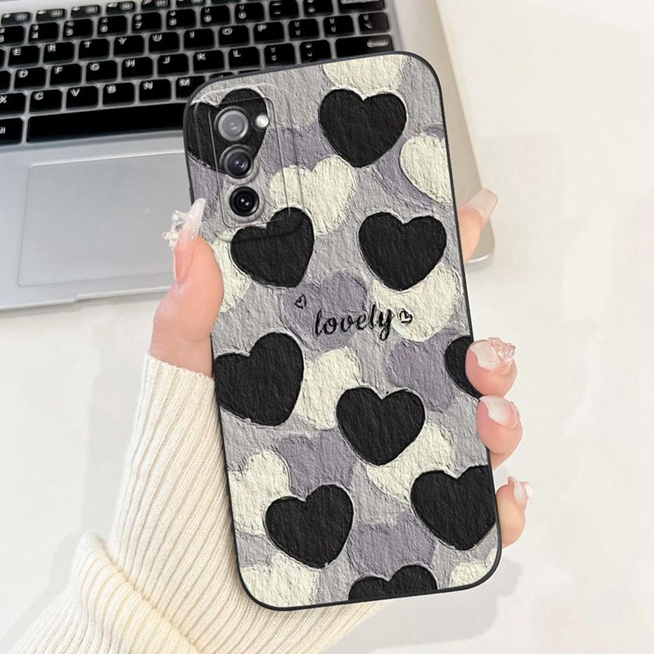 Beautiful Floral Phone Case For Samsung Galaxy S20 FE S20+ Soft Silicone Shockproof Cover For Samsung S20 Plus S20FE 5G Bumpers