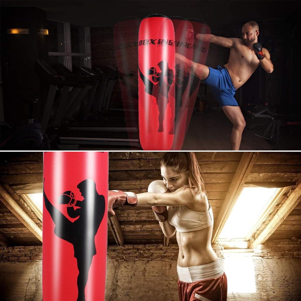 Adult Inflatable Punching Bag: Boxing Tumbler for Training & Venting