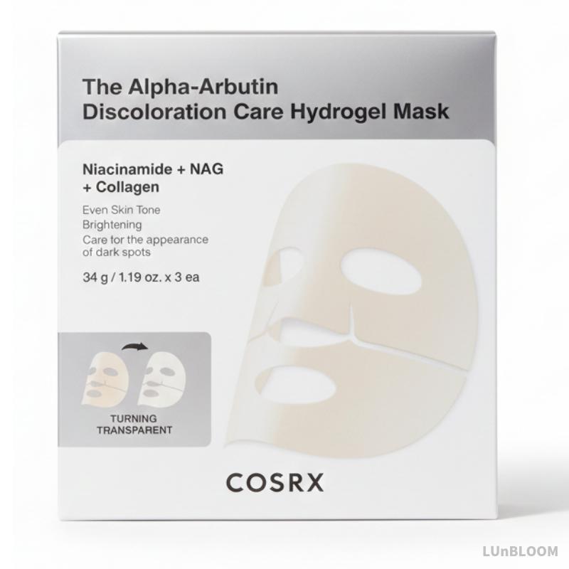 COSRX The Alpha-Arbutin Discoloration Care Hydrogel Mask 3EA