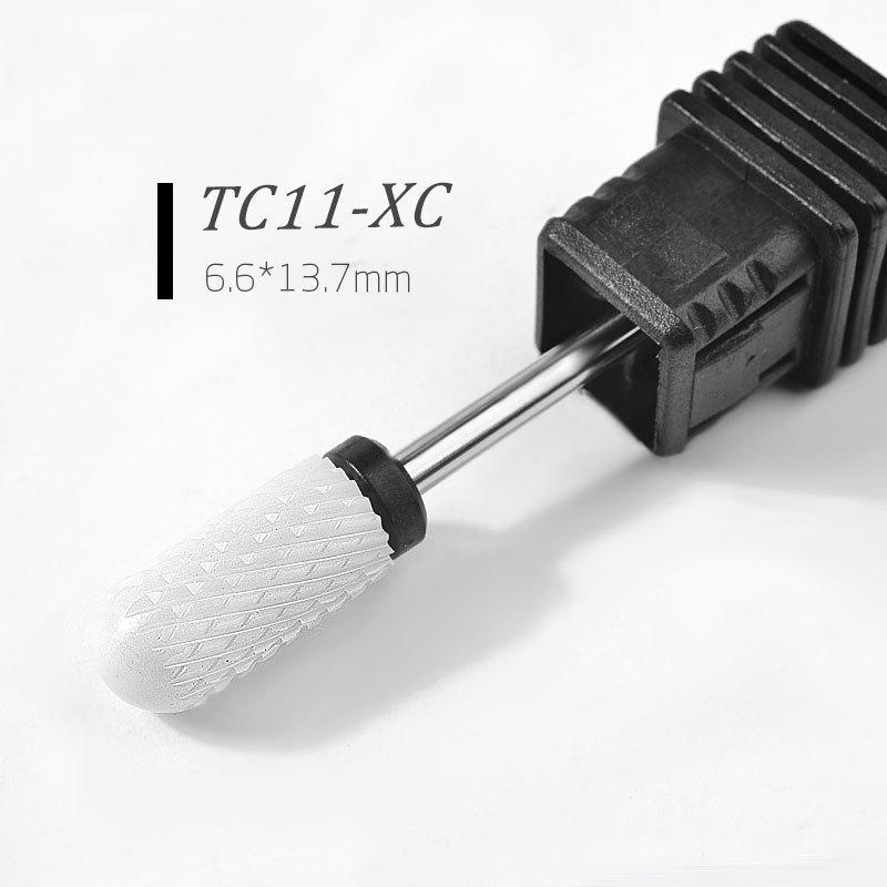 Ceramic Carbide Nail Drill Bits Milling Cutter For Manicure Set Mill Brush Manicure Machine Accessories for Removing Gel Varnish