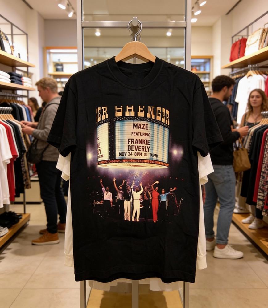 

Maze Featuring Frankie Beverly Tour Collection Short Sleeve Tshirt Unisex T-Shirt XXXL