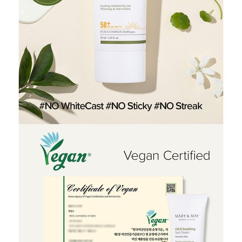 Mary&May - CICA Soothing Sun Cream Mini