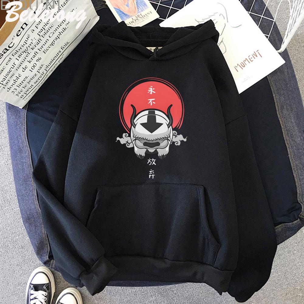 Avatar The Last Airbender Hoodie Cute Print Kawaii Clothes for Girl Pullover Cartoon Funny Sweatshirt Women Harajuku Wram