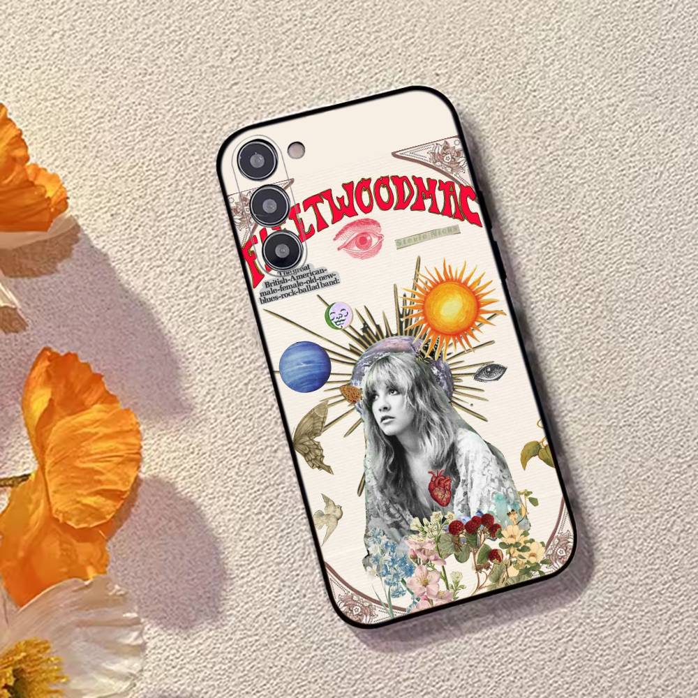 Band F-Fleetwood Mac Phone Case Black Silicone Soft For Samsung Galaxy A73,A72,A71,A70,A53,A52,A51