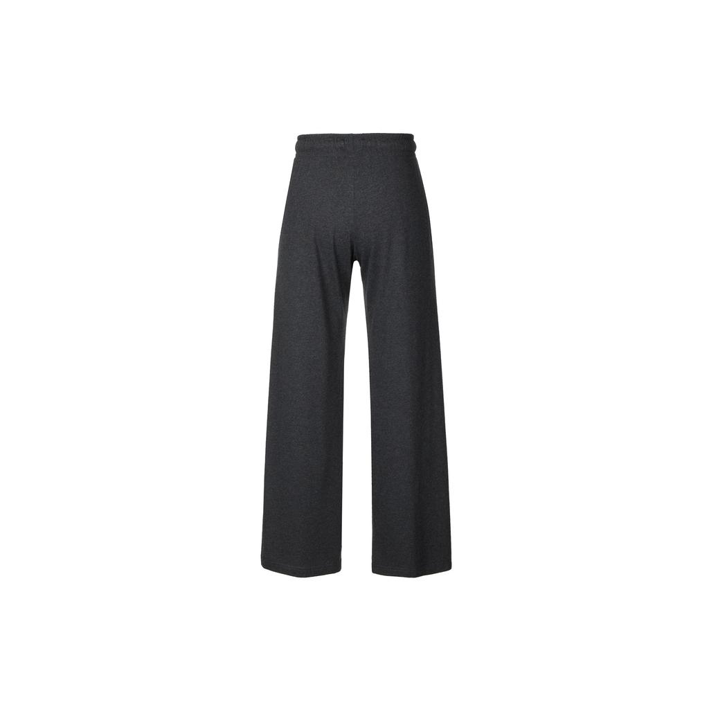 Nike Sportswear Fashion Comfortable Trendy Simple Solid Color Wide Leg Casual Pants Women bottoms Black II1870-032