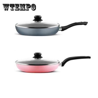 Padella Antiaderente Padella per Pancake Pentola per Cuocere Bistecche Pentola Multifunzione Utensili da Cucina Pentolame con Coperchio