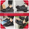 Sapatos de segurança isolados 10KV anti-esmagamento e à prova de facadas Saco plástico Cabeça Sapatos masculinos confortáveis com sola macia e isolados