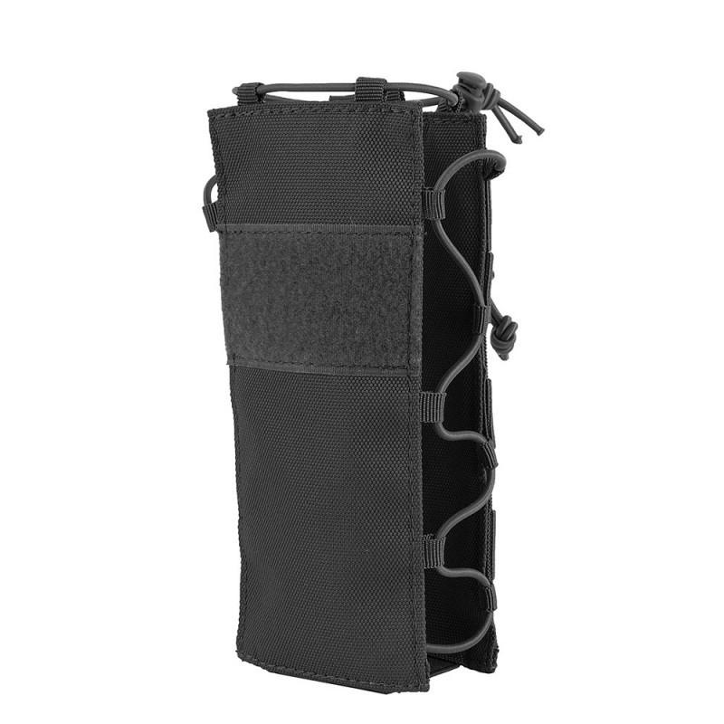 

Outdoor Elastic Water Bottle Bag Multi-functional Military Fan Sports Cup Cover Molle Accessory Waist Hanging чёрный
