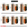 2pcs,2D plane printing Contemporary Curtains Retro Geometry Versatile Polyester (without rod) Art Deco Festive Use for Living