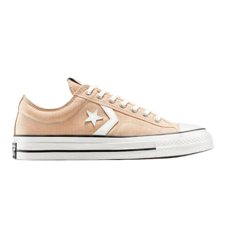 Converse Star Player 76 Premium Canvas Comfortable Simple Fit Low Top Canvas Shoes Unisex sneakers Brown A11685C