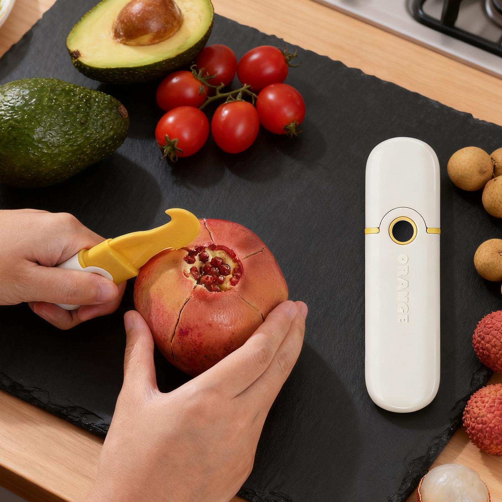 

Lemon Peeler Quick Peeling Ergonomic Grip Multifunctional Orange Cutter Fruit Peeler For Lemon Grapefruit Citrus Home Apartment China Mainland