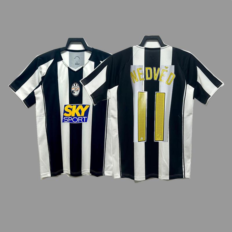 Juventus Retro Football Jersey Zidanedved Piero Inzaghi Buffon Ibrahimovic Cannavaro