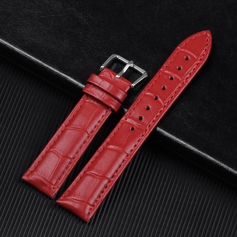 Leather Watchband for Men Women Watch Band Universal Replacement 12mm 14mm 16mm 18mm 19mm 20mm 21mm 22mm Leather Watch Straps