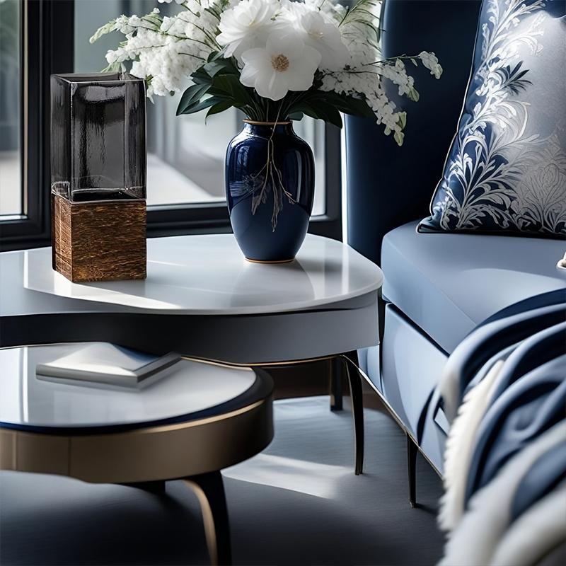 10/12x25/30cm Ornaments Multifunctional Acrylic Vase High-End Square Shape Elegant Home Decor Minimalist 1 Set