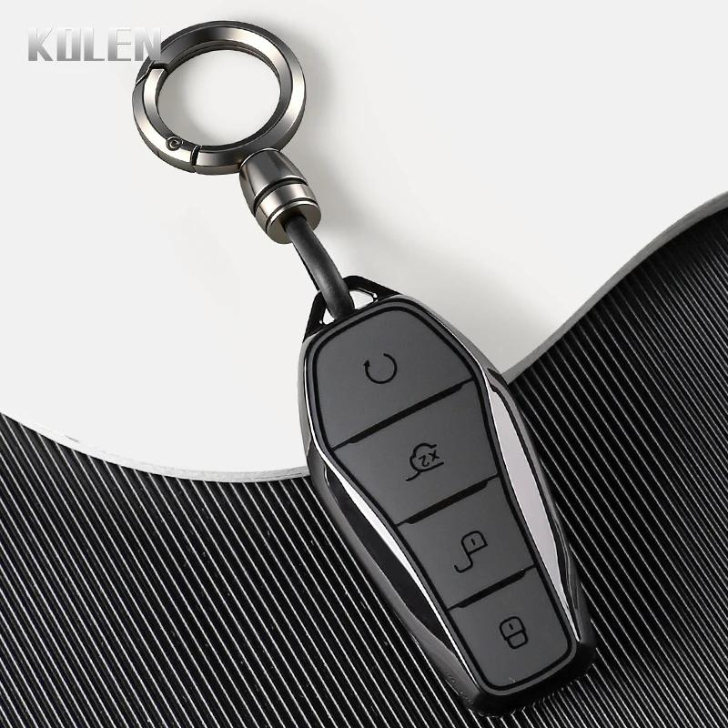 Tpu Auto Smart Key Fob Cover Case Fit For Byd Song Plus Atto 3 Han Ev Tang Dm Qin Seal Dolphin Protected Key Ring Remote Housing Auto Accessories