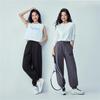 Giordano Women's Pure Cotton Loose Fit Drawstring Jogger Sweatpants
