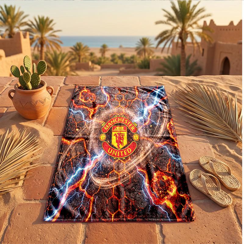 Manchester United Print Microfiber Beach Towel Quick Dry Absorbent Large Towel For Beach Swimming Travel