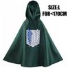 Anime Cloak Shingeki No Kyojin Scouting Legion Raincoat Cos Green Cape Mens Clothes Cosplay Costume Women Attack
